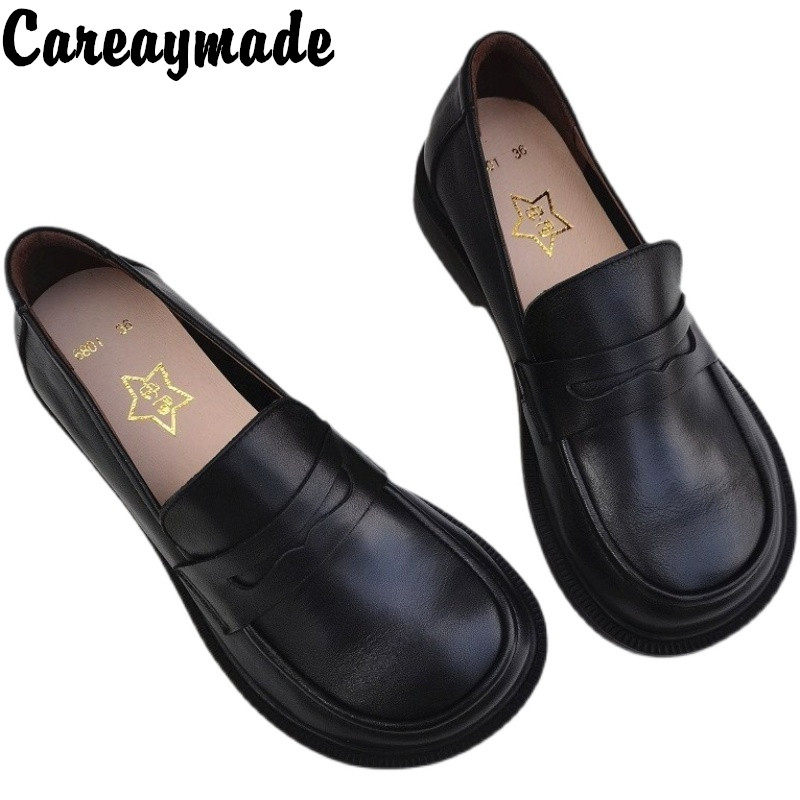 Womens Heels - Careaymade-Áo Khoác Trơn Trượt Trên Giày