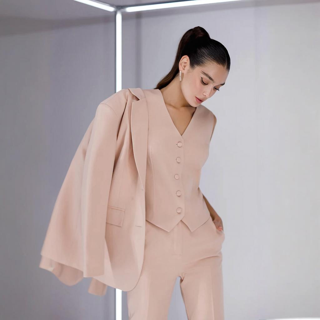 Womens Blazer - 2026 Women's Suit Three-piece Set Business