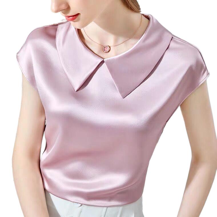 Silk Blouse - Pháp Thanh Lịch Đá Lụa Áo