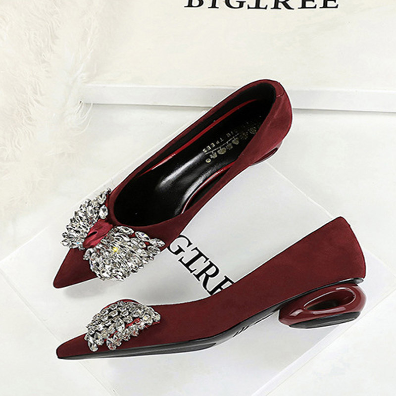 BIGTREE CRYSTAL Butterfly-kont - đánh giá và giá Womens Heels