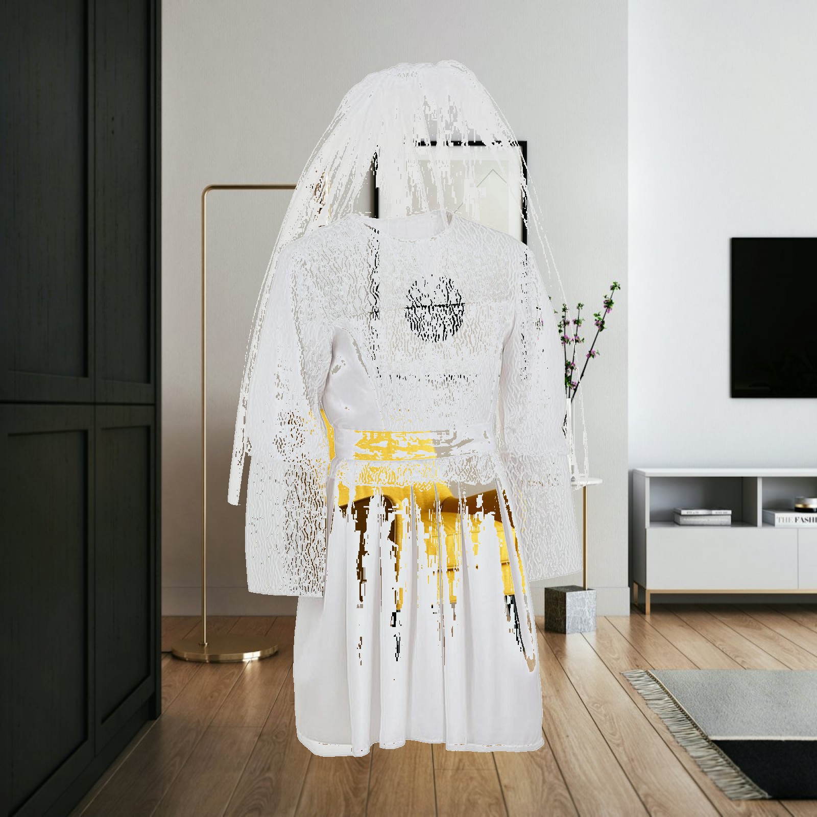 Costume Accessories Set Women  - đánh giá và giá Lace Dress