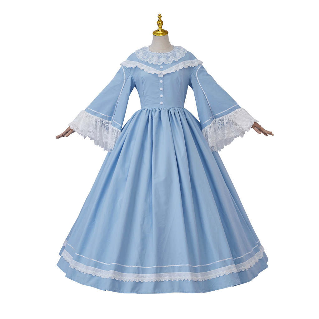 1860s Victorian Civil War Cosp - đánh giá và giá Evening Gown