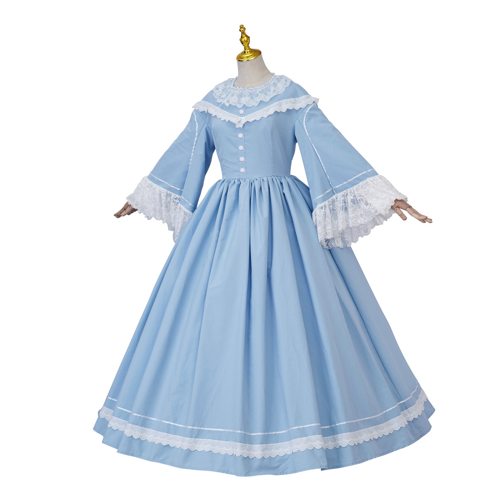 1860s Victorian Civil War Cosp - đánh giá và giá Evening Gown