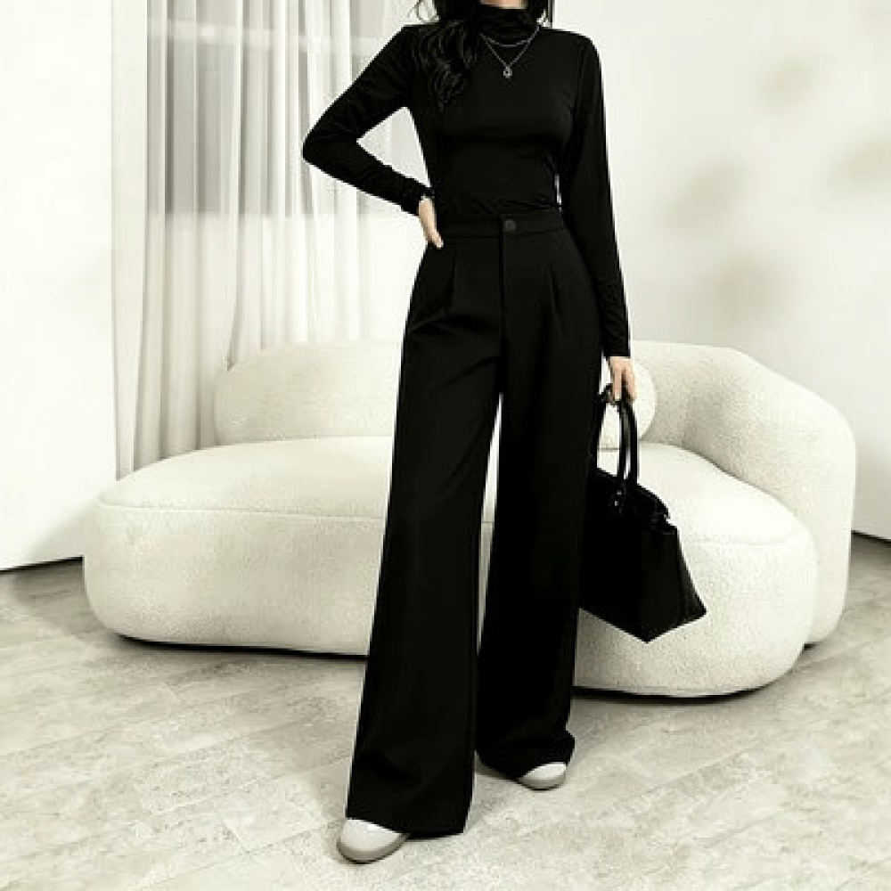 Women Wide Leg Suit Pants High - đánh giá và giá Tailored Trouser Wide