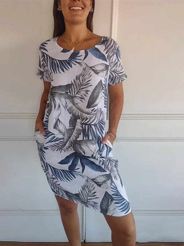 Women Summer Cotton Linen Dres - đánh giá và giá Midi Dress