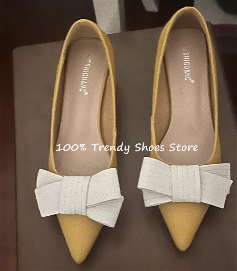 Butterfly Knot Decor Women Sli - đánh giá và giá Womens Heels
